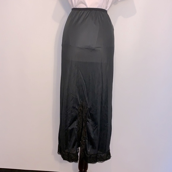 Pinehurst Black Maxi Half Slip Vintage - Picture 3 of 7